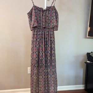 As U Wish Multi-Colored Maxi Dress